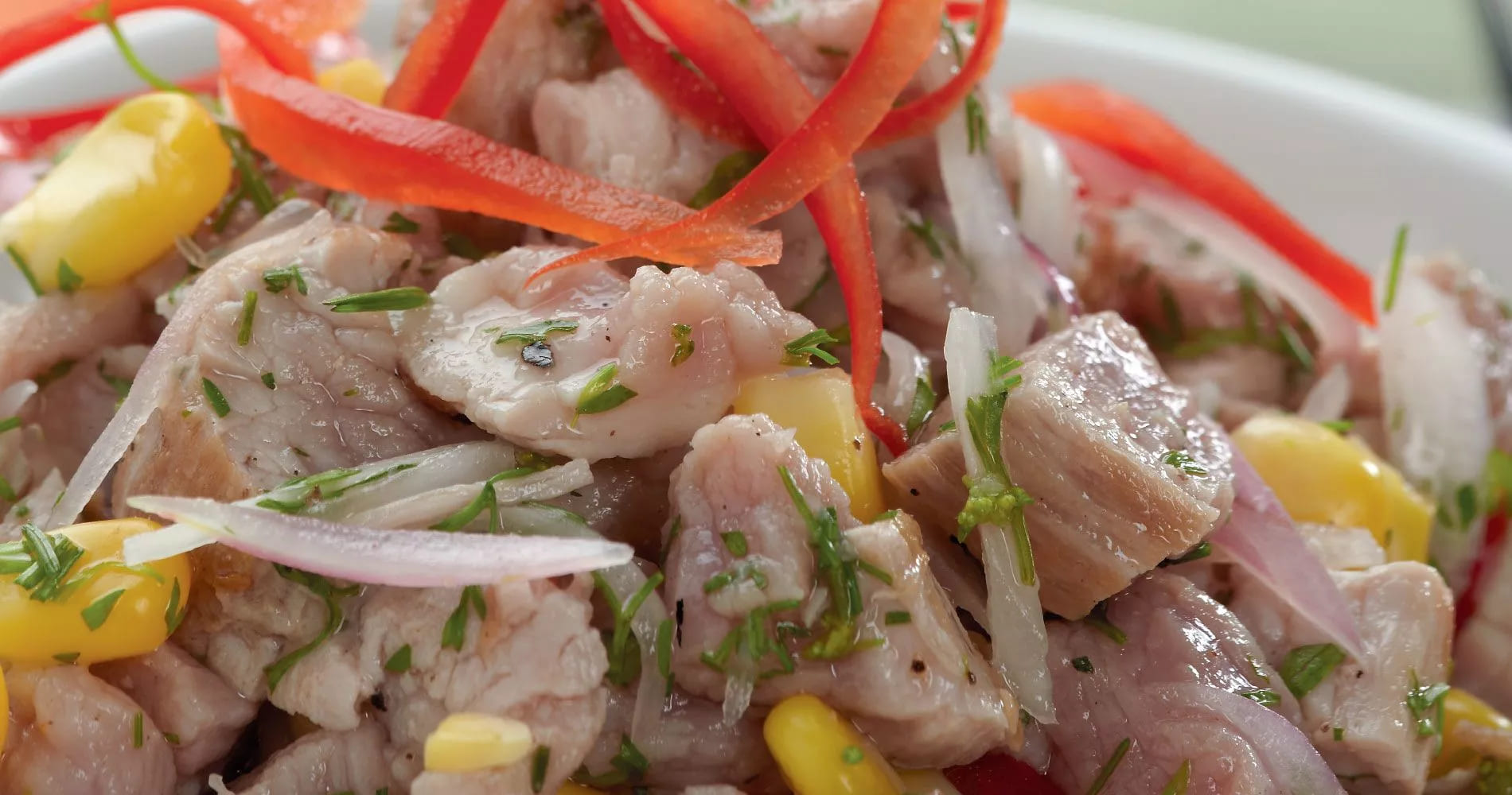 Receta de ceviche de cerdo, fácil y deliciosa